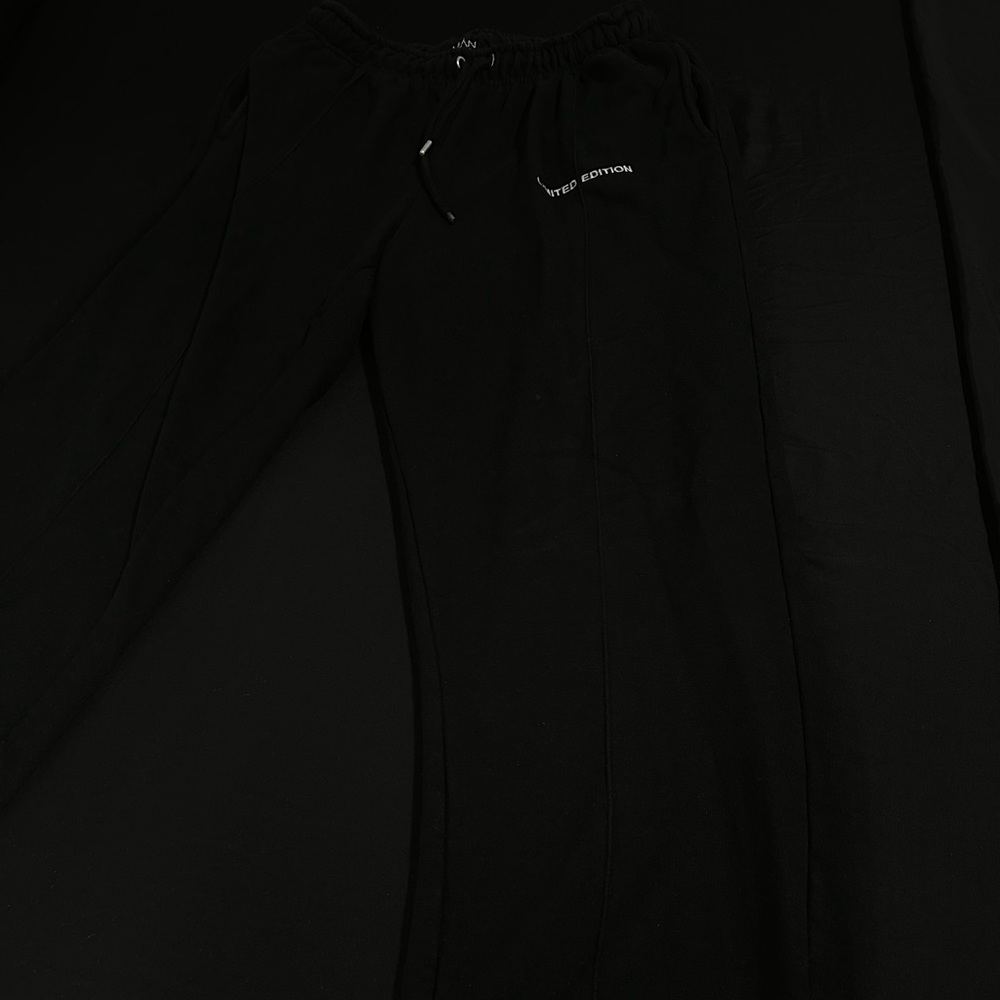 Relaxed Loopback Split Hem Sweatpants - image 5